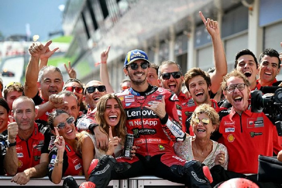 Bagnaia Kuasai MotoGP Austria, Jarak Jauh dari&nbsp;Martin!