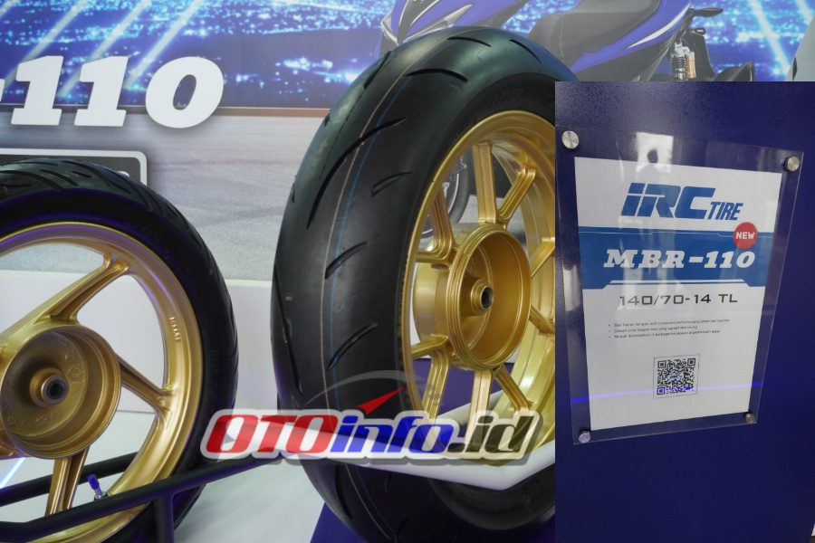 IRC MBR-110 Ban Soft Compound Harian yang Aman untuk Musim&nbsp;Hujan